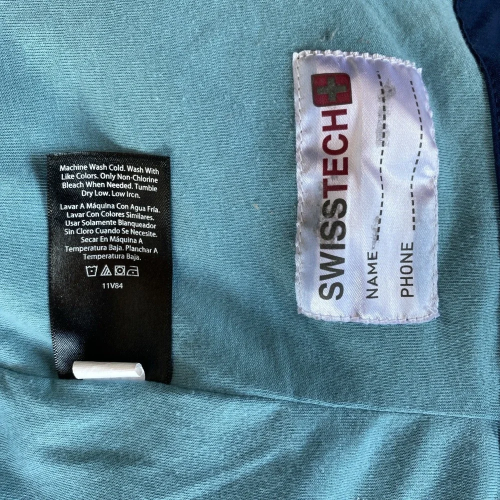 Swiss Tech Toddler Kids Heavyweight Hooded Jacket Multi Blue/WhiteSize 3T - Picture 5 of 7